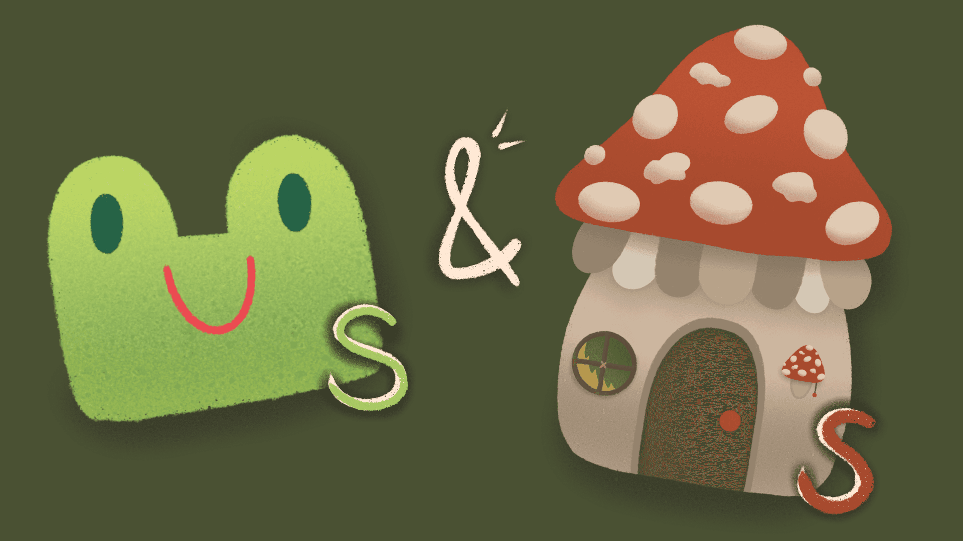 Introducing our first project that involves frogs and mushroom houses.